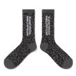 画像3: BlackEyePatch/LEOPARD PATTERNED HWC SOCKS（GRAY） (3)