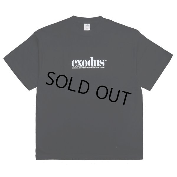 画像1: exodus/exodus  WORLDWIDE Tee（BLACK）［プリントT-25春夏］ (1)