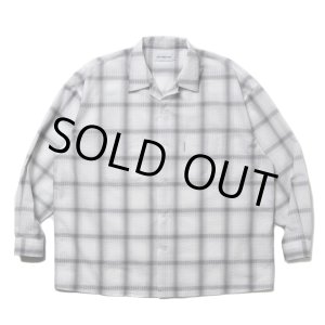画像: COOTIE PRODUCTIONS/T/C Sucker Ombre Check L/S Shirt（Gray）［シアサッカーオンブレチェックシャツ-25春夏］
