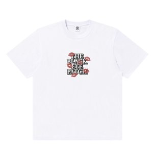 画像: BlackEyePatch/KISSES ON OG LABEL TEE（WHITE）