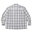 画像2: COOTIE PRODUCTIONS/T/C Sucker Ombre Check L/S Shirt（Gray）［シアサッカーオンブレチェックシャツ-25春夏］ (2)