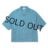 画像: CALEE/5 SLEEVES DROP SHOULDER SH（TURQUOISE BLUE）［5分袖ドロップショルダーシャツ-25春夏］