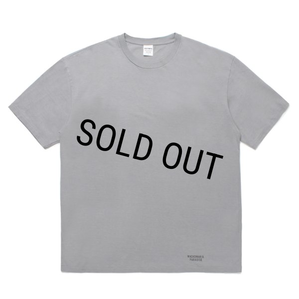 WACKO MARIA/WASHED HEAVY WEIGHT COLOR T-SHIRT（GRAY