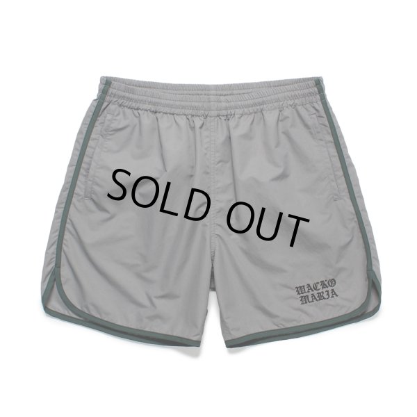 画像1: WACKO MARIA/ATHLETIC SHORTS（GRAY）［アスレチックショーツ-25春夏］ (1)