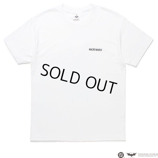 画像2: WACKO MARIA/THE DARK KNIGHT TRILOGY / T-SHIRT（WHITE）［プリントT-25春夏］ (2)