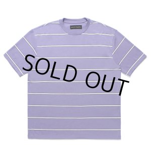 画像: WACKO MARIA/STRIPED T-SHIRT（PURPLE）［ストライプT-25春夏］