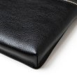 画像6: CALEE/STUDS LEATHER ZIP SACOCHE（BLACK）［レザージップサコッシュ-25春夏］ (6)