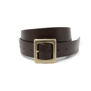 画像: RATS/LEATHER BELT（BROWN/GOLD）［レザーベルト-25春夏］