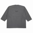 画像2: ROUGH AND RUGGED/DESIGN QS（GRAY）［刺繍+プリント7分袖ポケT-25春夏］ (2)