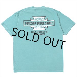 画像: PORKCHOP/BAR&SHIELD TEE（MINT GREEN）［プリントT-25春夏］