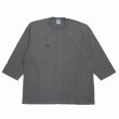 画像1: ROUGH AND RUGGED/DESIGN QS（GRAY）［刺繍+プリント7分袖ポケT-25春夏］ (1)