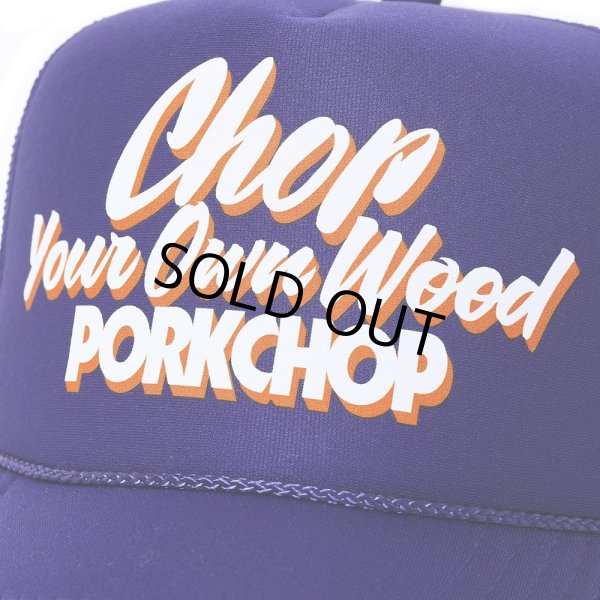 画像3: PORKCHOP/CHOP YOUR OWN WOOD CAP 2025（PURPLE）［メッシュキャップ-25春夏］ (3)