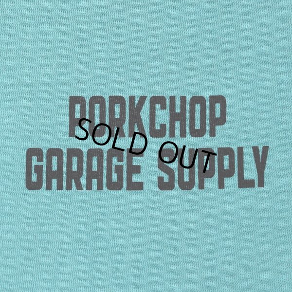 画像3: PORKCHOP/BAR&SHIELD TEE（MINT GREEN）［プリントT-25春夏］ (3)
