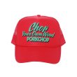 画像1: PORKCHOP/CHOP YOUR OWN WOOD CAP 2025（RED）［メッシュキャップ-25春夏］ (1)