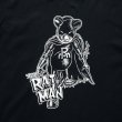 画像4: RATS/RATMAN TEE（BLACK）［プリントT-25春夏］ (4)
