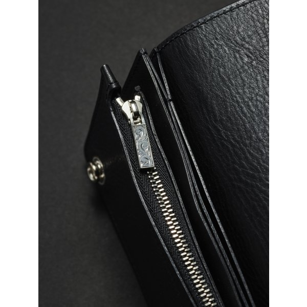 ANTIDOTE BUYERS CLUB ウォレット　たける ANTIDOTE BUYERS CLUB - COMPACT TRUCKER WALLET (BLACK SMOOTH