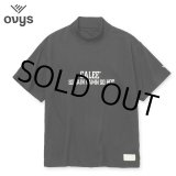 画像: CALEE × ovys MOCK NECK BACK MESH S/S TEE ＜B TYPE＞（BLACK）［モックネックT-25春夏］