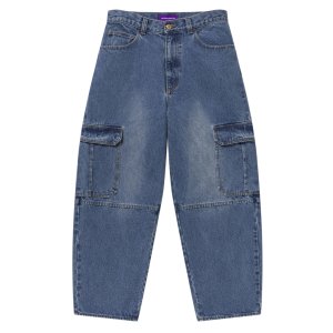 画像: BlackEyePatch/URBAN ARROWS STITCHED CARGO JEANS（INDIGO）