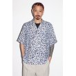 画像2: WACKO MARIA/LEOPARD HAWAIIAN SHIRT（GRAY）［レオパードハワイアンシャツ-25春夏］ (2)
