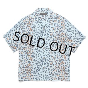 画像: WACKO MARIA/LEOPARD HAWAIIAN SHIRT（BLUE）［レオパードハワイアンシャツ-25春夏］
