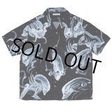 画像: exodus/SPACE HAWAIIAN SHIRT（BLACK）［スペースハワイアンシャツ-25春夏］