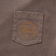 画像4: RATS/PIGMENT DYED POCKET TEE（BROWN）［ピグメント染めポケT-25春夏］ (4)