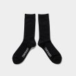 画像2: TIGHTBOOTH/LABEL LOGO SOCKS（Black）［ラベルロゴソックス-25春夏］ (2)