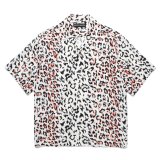 画像: WACKO MARIA/LEOPARD HAWAIIAN SHIRT（WHITE）［レオパードハワイアンシャツ-25春夏］