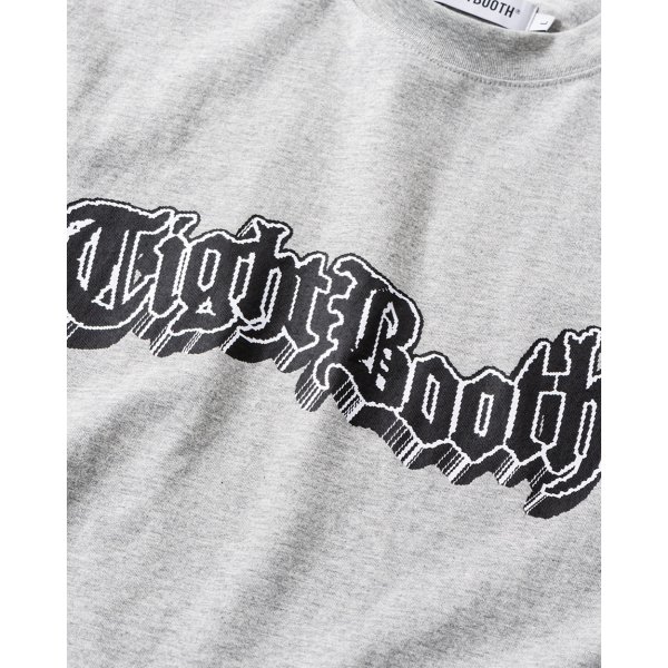 画像3: TIGHTBOOTH/3D LOGO S/S T-SHIRT（Heather Grey）［プリントT-25春夏］ (3)