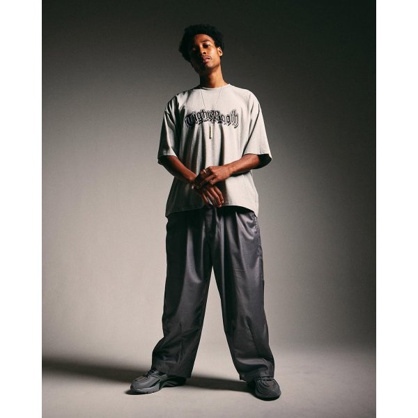 画像4: TIGHTBOOTH/3D LOGO S/S T-SHIRT（Heather Grey）［プリントT-25春夏］ (4)