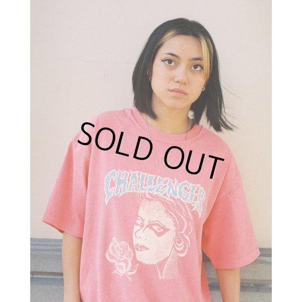 CHALLENGER/PUNK GIRL TEE（PEPPER BLACK）［ピグメント染め