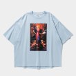 画像1: TIGHTBOOTH/POLICE CHECKUP S/S T-SHIRT（Sax）［プリントT-25春夏］ (1)