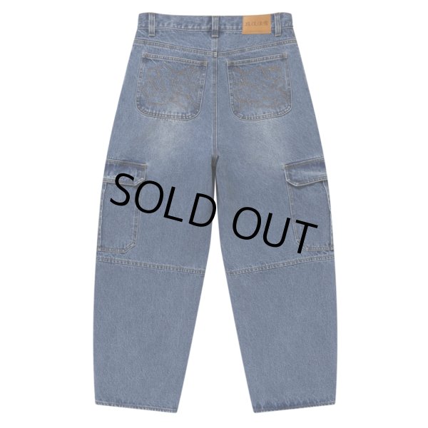 画像2: BlackEyePatch/URBAN ARROWS STITCHED CARGO JEANS（INDIGO） (2)