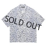 画像: WACKO MARIA/LEOPARD HAWAIIAN SHIRT（GRAY）［レオパードハワイアンシャツ-25春夏］