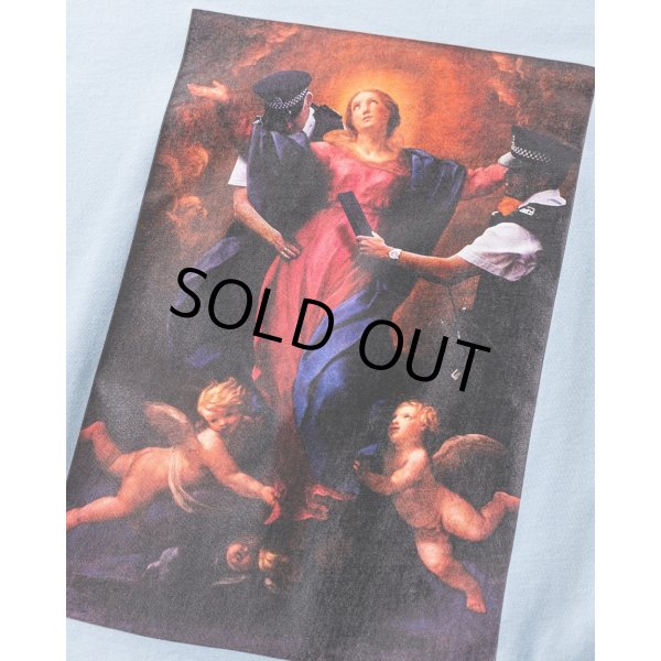 画像3: 【20%OFF】TIGHTBOOTH/POLICE CHECKUP S/S T-SHIRT（Sax）［プリントT-25春夏］ (3)