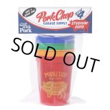 画像: PORKCHOP/PORK STADIUM CUPS（4色1セット）［スタジアムカップ4色1セット-25春夏］