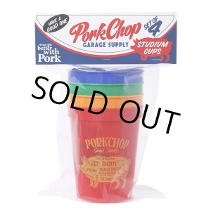 画像: PORKCHOP/PORK STADIUM CUPS（4色1セット）［スタジアムカップ4色1セット-25春夏］