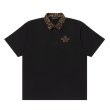 画像1: BlackEyePatch/BEP TIMES LEOPARD COLLARED RUGBY SHIRT（BLACK） (1)