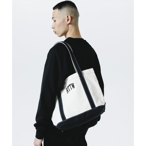 画像3: 【25秋冬ご予約受付中！25年8月入荷予定】ROTTWEILER/RTTW TOTE BAG（BLACK）［トートバッグ-25秋冬］ (3)