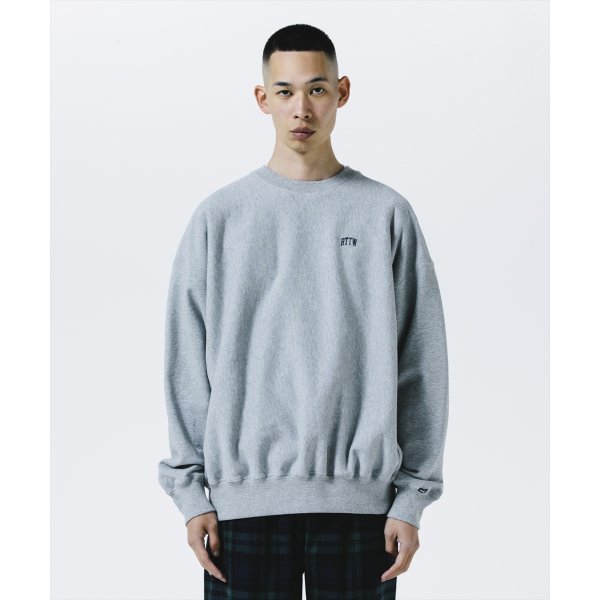 画像5: 【25秋冬ご予約受付中！25年9月入荷予定】ROTTWEILER/R9 LOGO SWEATER（GRAY）［クルーネックスウェット-25秋冬］ (5)