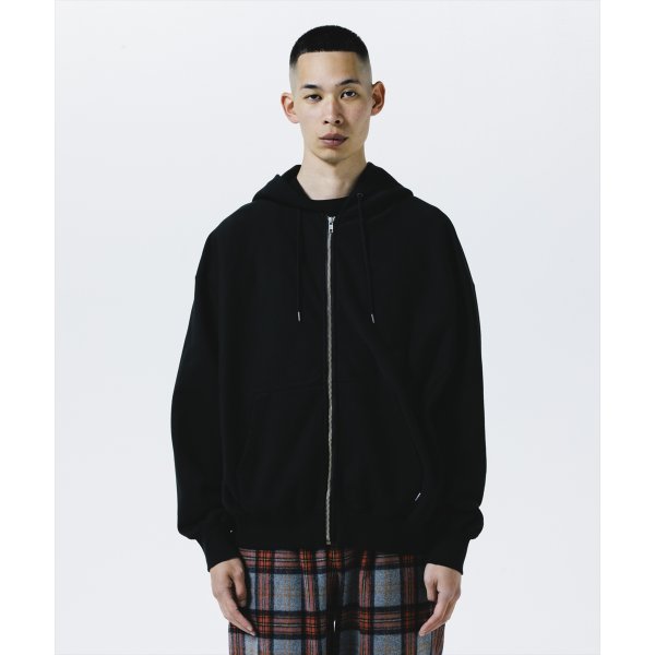 画像3: 【25秋冬ご予約受付中！25年10月入荷予定】ROTTWEILER/R9 BASIC ZIP PARKA（BLACK）［ジップアップパーカー-25秋冬］ (3)