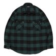 画像1: 【25秋冬ご予約受付中！25年10月入荷予定】ROTTWEILER/R9 BUFFALO CHECK SHIRT（GREEN）［バッファローチェックシャツ-25秋冬］ (1)
