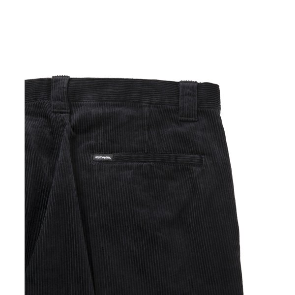 画像3: 【25秋冬ご予約受付中！25年10月入荷予定】ROTTWEILER/R9 CORDUROY PANTS（BLACK）［コーデュロイパンツ-25秋冬］ (3)