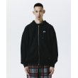 画像4: 【25秋冬ご予約受付中！25年10月入荷予定】ROTTWEILER/R9 LOGO ZIP PARKA（DARK GREEN）［ジップアップパーカー-25秋冬］ (4)