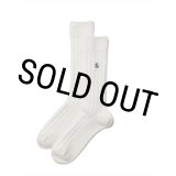 画像: 【20%OFF】ROTTWEILER/R9 PURPLE SOX（WHITE）［ソックス-25春夏］