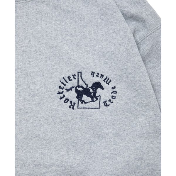画像4: 【25秋冬ご予約受付中！25年9月入荷予定】ROTTWEILER/HORSE SWEATER（GRAY）［クルーネックスウェット-25秋冬］ (4)
