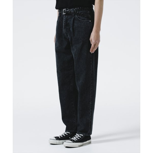 画像4: 【25秋冬ご予約受付中！25年9月入荷予定】ROTTWEILER/R9 DENIM PANTS（BLACK）［デニムパンツ-25秋冬］ (4)