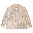 画像1: exodus/AJIRO BAMBOO L/S  HAWAIIAN SHIRT（BEIGE）［アジロバンブーハワイアンシャツ-25春夏］ (1)