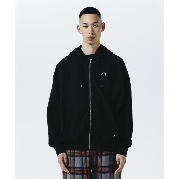 画像4: 【25秋冬ご予約受付中！25年10月入荷予定】ROTTWEILER/R9 LOGO ZIP PARKA（BLACK）［ジップアップパーカー-25秋冬］ (4)