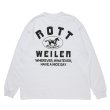 画像1: 【25秋冬ご予約受付中！25年8月入荷予定】ROTTWEILER/HORSE LS TEE（WHITE）［プリント長袖T-25秋冬］ (1)